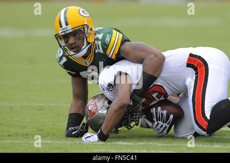 Chicago Bears' Charles Tillman breaks up a touchdown pass to Tampa Bay  Buccaneers' Earl Bennett during the fourth quarter of an NFL football game,  Sunday, Sept. 21, 2008, in Chicago. The Bucs