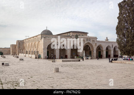Al-Aqsa Mosque or Bayt al-Muqaddas, Old City Jerusalem Stock Photo
