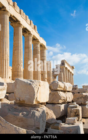 Athens - The Acropolis and the stones Stock Photo