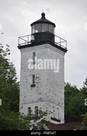 Erie Land Lighthouse, Pennsylvania, USA Stock Photo