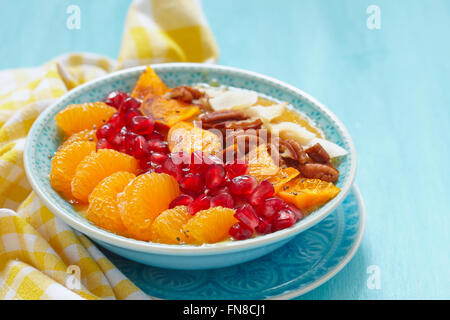 Fall Smoothie in a bowl Stock Photo