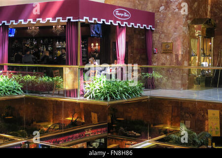 Public Space Atrium, Trump Tower, NYC Stock Photo