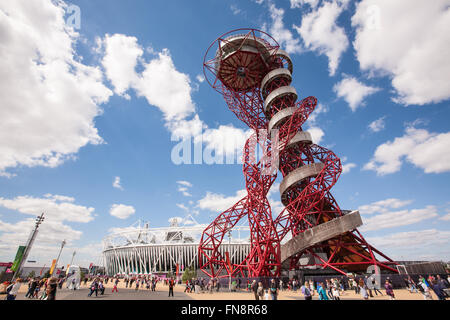 Orbit during Paralympics,London,2012,England,UK, Europe. Stock Photo