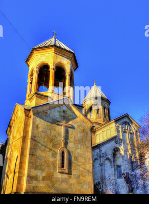 The Kashveti Church of St. George in Tbilisi Stock Photo