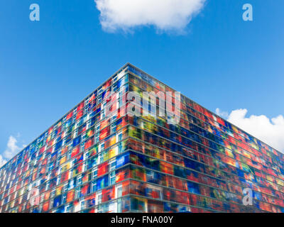 Sound and Vision Institute, Dutch Media Museum on Media Park in Hilversum, the Netherlands Stock Photo