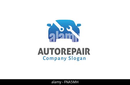 Auto Repair Logo Vector Design Illustration Stock Vector