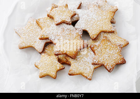 holiday christmas cookies, food closeup Stock Photo