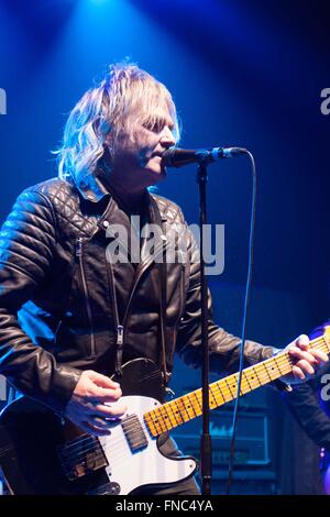 Guildford, UK. 14th March, 2016. The Alarm performing at GLive, Guildford Credit:  Andrew Spiers/Alamy Live News Stock Photo