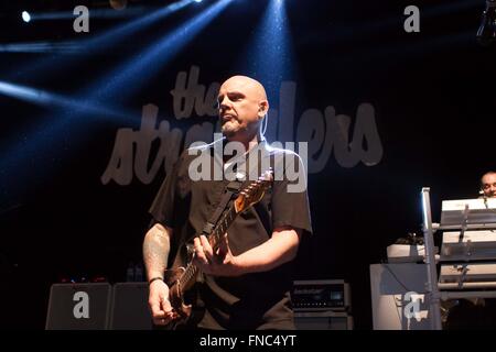 Guildford, UK. 14th March, 2016. The Stranglers performing at GLive, Guildford Credit:  Andrew Spiers/Alamy Live News Stock Photo