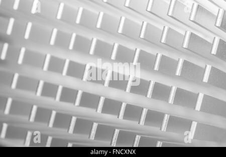 computer heat sync or cooling fins Stock Photo