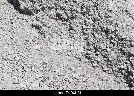 White and gray gravel background. Stock Photo