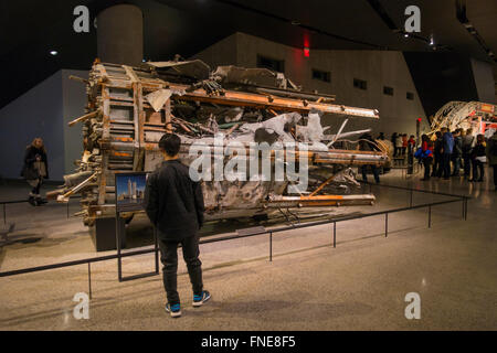 National September 11 memorial and museum NYC Stock Photo