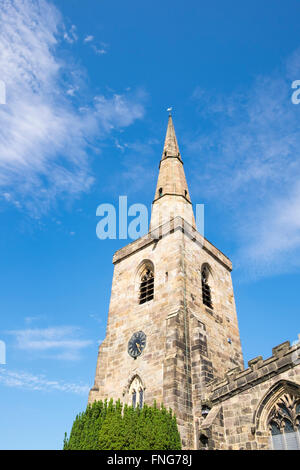 St Mary's Church, Astbury Stock Photo