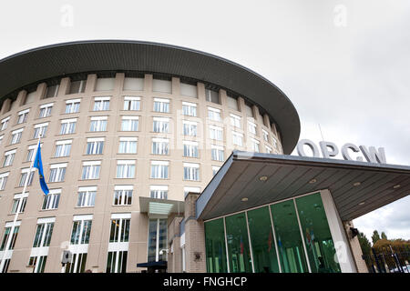 Organisation for the Prohibition of Chemical Weapons headquarters in The hague Stock Photo
