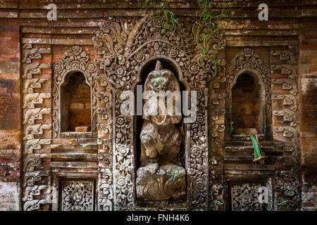 Rangda the demon queen statue in Ubud Palace, Bali, Indonesia. Stock Photo