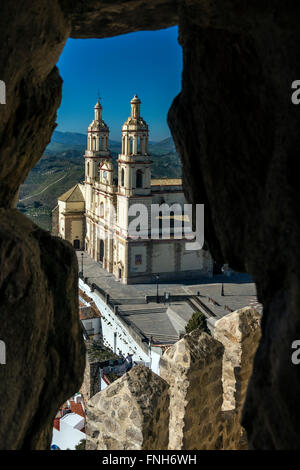 Iglesia Parroquial Nuestra Senora de la Encarnacion or Parish of Our Lady of the Incarnation, Olvera, Andalusia, Spain Stock Photo