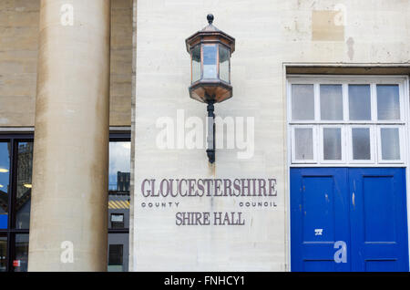 Shire Hall,Gloucestershire County Council offices in Westgate Street, Gloucester Stock Photo