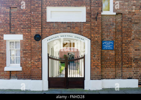 Entrance to the Religious Society of Friends (Quakers) meeting house Stock Photo