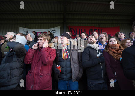 Dulwich Hamlet Football Club, Champion Hill Stadium, Southeast London, England, UK Stock Photo