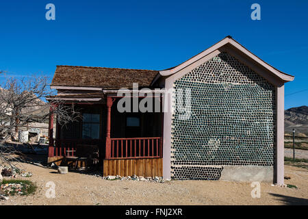 Tom Kelly Bottle House, Rhyolite, Nevada, United States of America Stock Photo