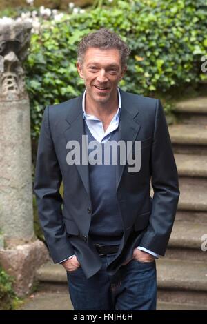 Europe,Italy,Rome,15 March 2016 : Photocall of the movie  ' A moment of madness ' in the picture the actor Vincent Cassel    Photo Credit:  Fabio Mazzarella/Sintesi/Alamy Live News Stock Photo