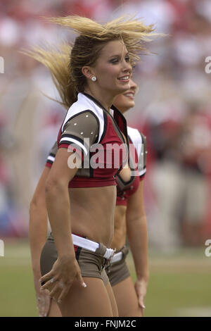 Tampa, Florida, USA. 10th Sep, 2006. Sept. 10, 2006; Tampa, FL, USA; Tampa Bay Buccaneers cheerleaders perform during the first half at Raymond James Stadium. ZUMA Press/Scott A. Miller © Scott A. Miller/ZUMA Wire/Alamy Live News Stock Photo