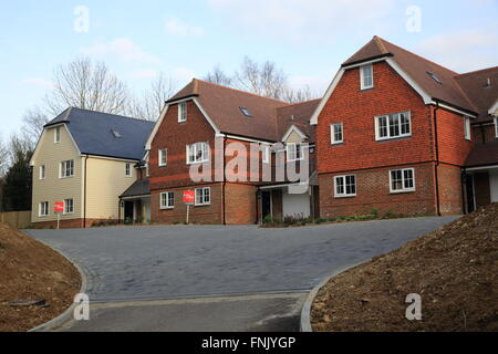 New build homes in Kent, England, UK Stock Photo