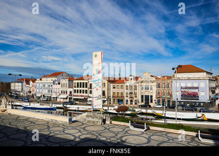 Cityscape of Aveiro, Portugal, Europe Stock Photo
