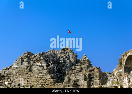 Amphitheatre, Side, Turkey Stock Photo