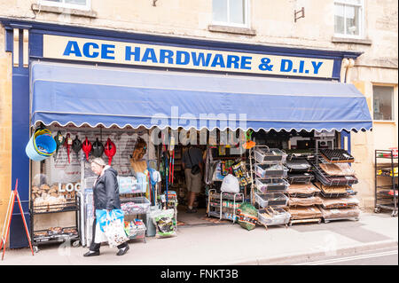 Ace Hardware & DIY shop store in Winchcombe , Gloucestershire , England , Britain , Uk Stock Photo