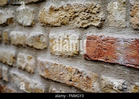 Brick wall detail Stock Photo