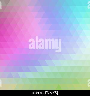 gradient blue color and triangle polygon pattern background Stock Vector
