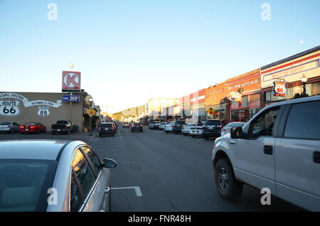 Main Street Route 66 Williams Arizona Stock Photo - Alamy