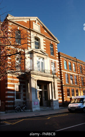 Chelsea Hospital For Women is part of the Hammersmith & Queen Charlotte's Hospital, Du Cane Road, London, W12 0HS Stock Photo