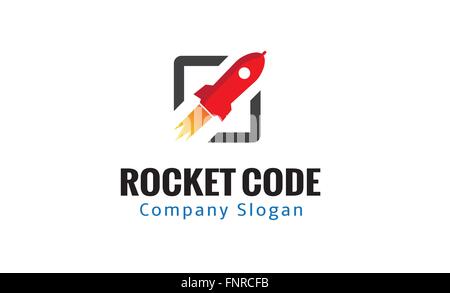 Rocket Code Design Illustration Stock Vector