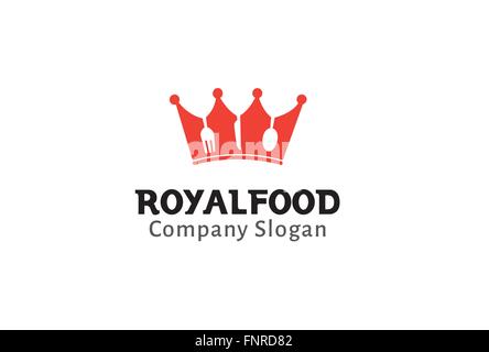 Royal Food Design Illustration Stock Vector