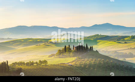 Tuscany at spring Stock Photo