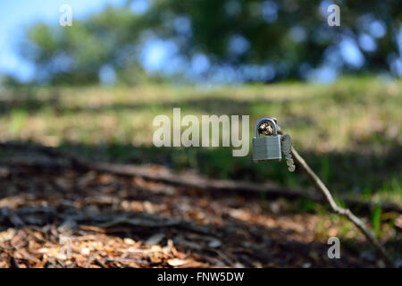 the key is outside Stock Photo