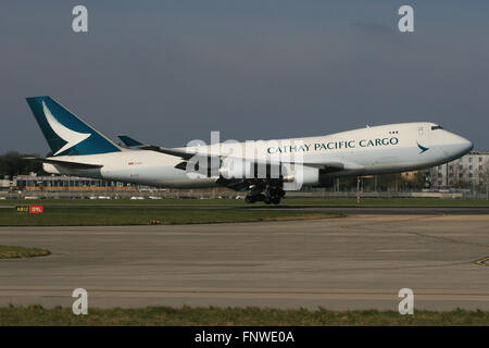 CATHAY PACIFIC CARGO 747 400 SWIRE GROUP HONG KONG Stock Photo