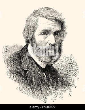 Thomas Carlyle, 1795-1881, a Scottish essayist and historian Stock Photo