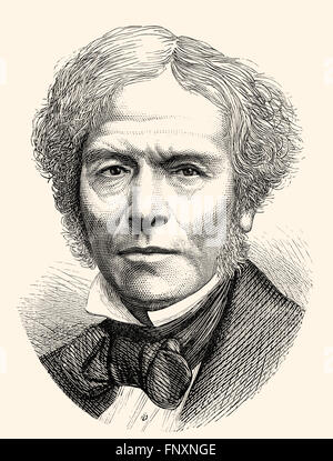 Michael Faraday, 1791 - 1867, an English scientist Stock Photo