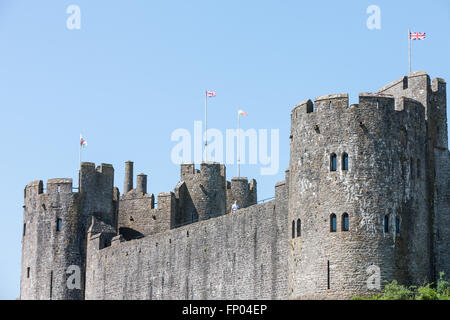 Pembroke Castle,Pembrokeshire,Wales, Stock Photo