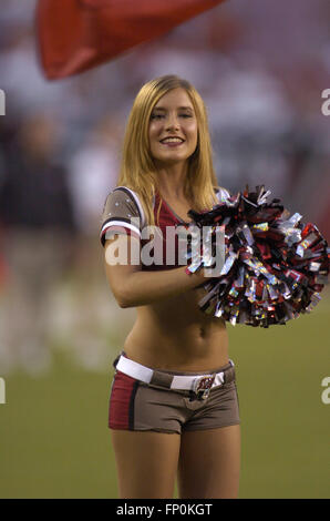 Tampa, Florida, USA. 1st Sep, 2005. TAMPA FL, Sept 2005 -- Tampa Bay Buccaneers cheerleaders prior to Bucs game against the Houston Texans at Raymond James Stadium.© 2005 Scott A. Miller.Zuma Press/Scott A. Miller © Scott A. Miller/ZUMA Wire/Alamy Live News Stock Photo