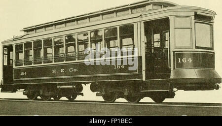 Electric railway review (1906) Stock Photo