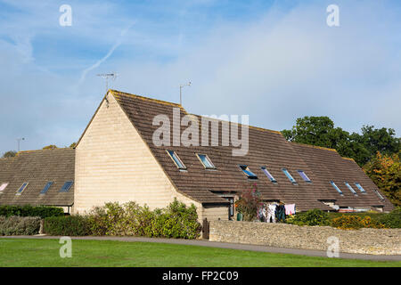 A housing estate in Cirencester, UK. Stock Photo