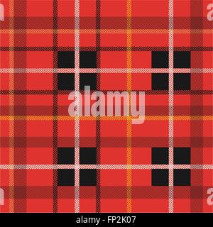 Background illustration of a colorful plaid pattern. Stock Vector