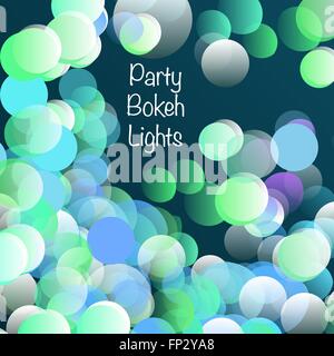 Party bokeh lights Stock Vector
