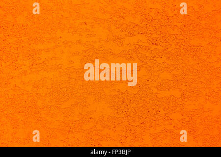 The visible surface of a concrete wall orange. Stock Photo