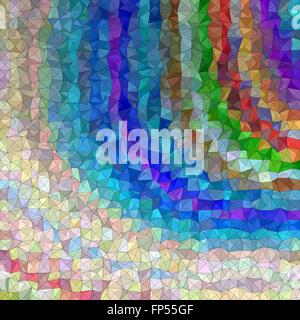 Colorful irregular triangle mosaic background Stock Vector