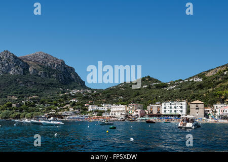 Coastal village of Nerano, Campania, Italy Stock Photo